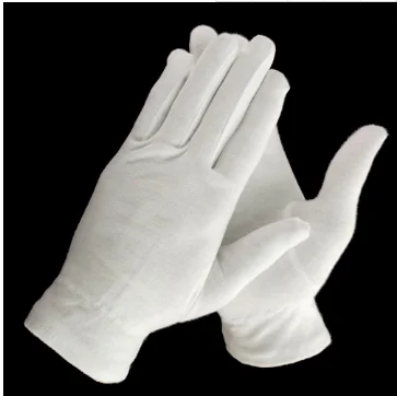 All Size Household Art Serving Archival Cleaning Eczema Therapy Dry Hands Skin Beauty White 100% Cotton Gloves To Moisturize