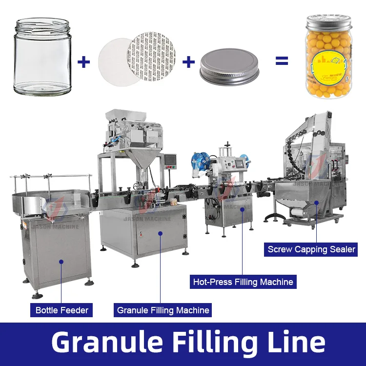 High speed fully automatic dog food specialized filling machines metal tin granule pet food filling machine