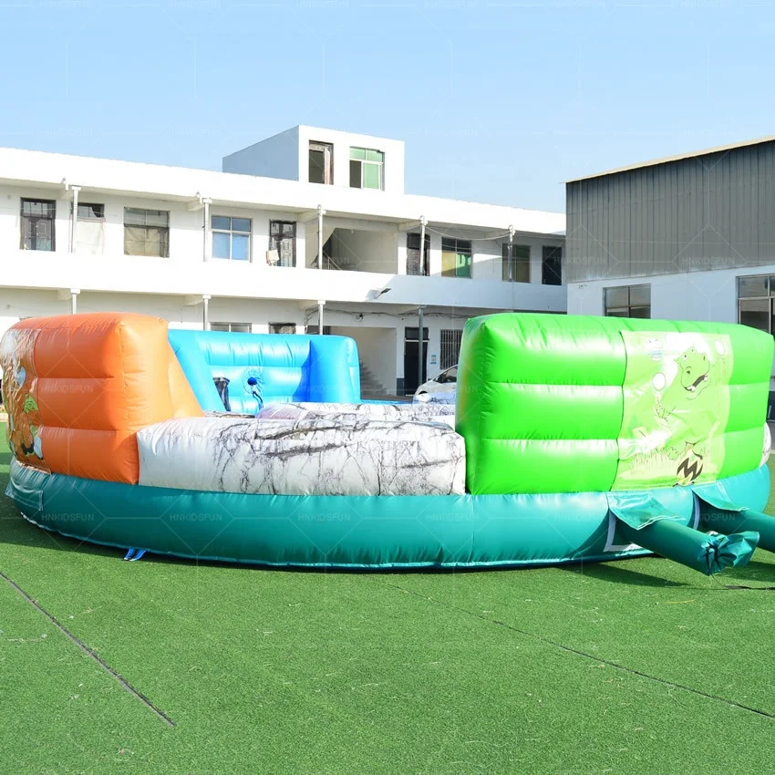 Factory price interactive sport game inflatable hippo chow down inflatable hungry hippo inflatable
