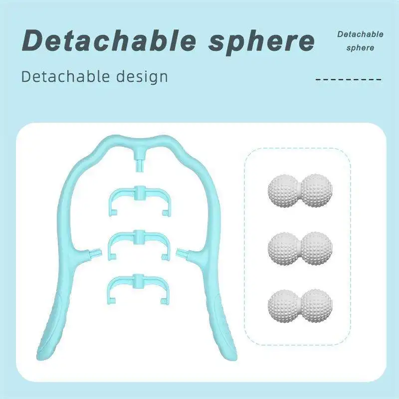 Galecon 6-Wheel Leg Clamp Slimming Ring Neck/Leg Massager Muscle Roller