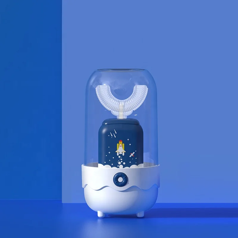 High quality  Patent new design U shape lovely joyful baby electronic teeth brush