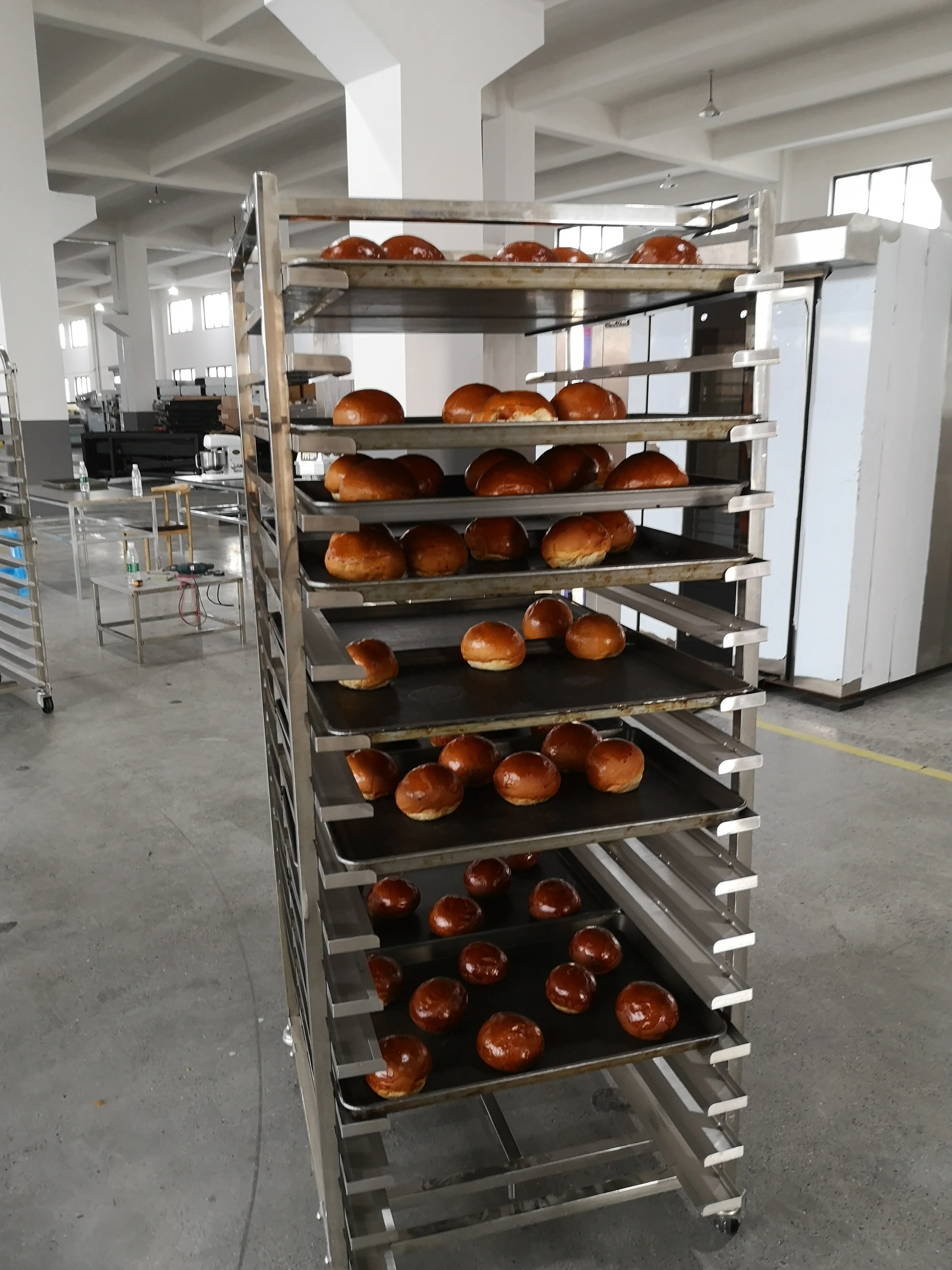 Большой тип, 32 лотка, хлебобулочная машина, заводские цены, вращающаяся стойка для духовки в Китае