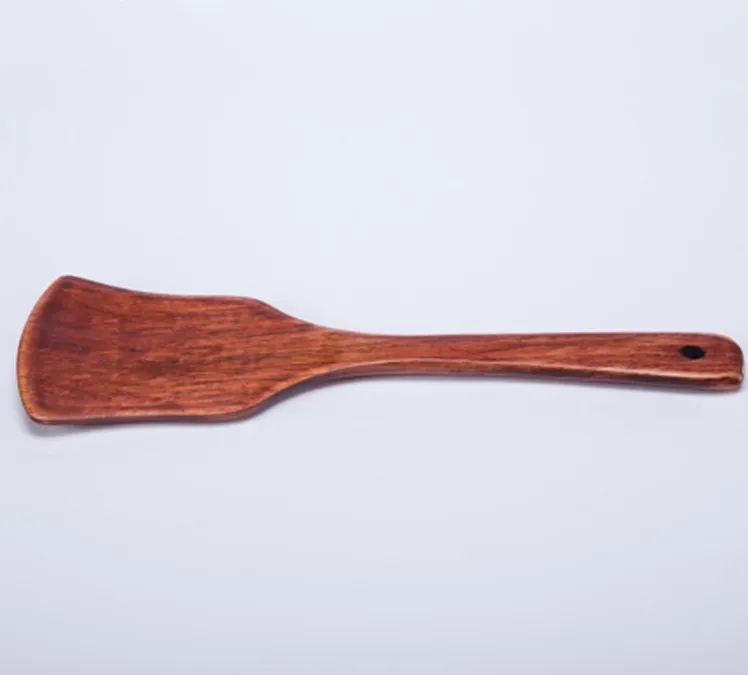 Wood Cutlery Utensil Eco Friendly Teak Wooden Spatula For Cooking