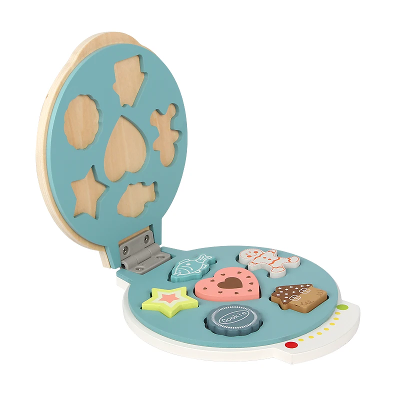 Wooden Children Pancake Machine Toys Simulation Kitchen Cooking Toy For Baby Kids Role Play