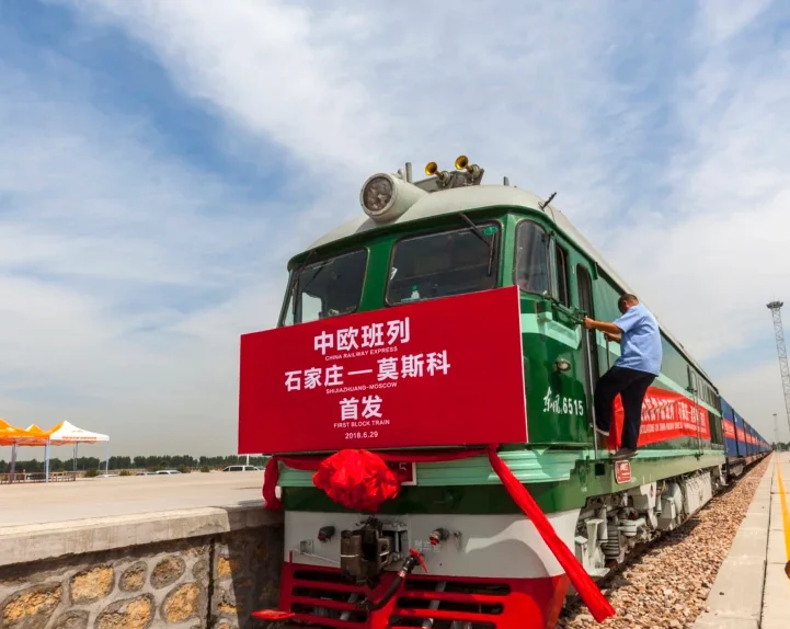 train container rail shipping cost agent cargo delivery from  China  forwarder to Russia Belarus Azerbaijan logistics