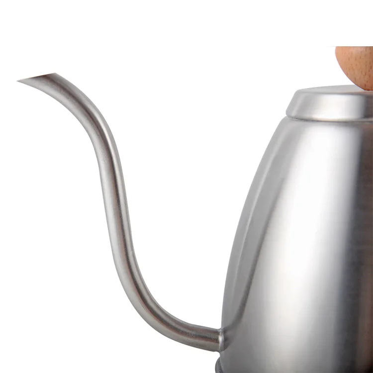 Hot Sale Pour Over Coffee Drip Kettle 1.0L Stainless Steel Gooseneck Coffee Tea Kettle