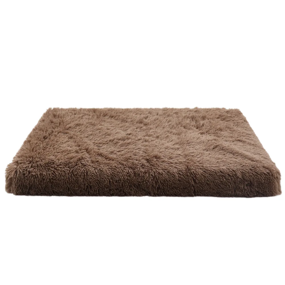 New Design Wholesale Hot Selling Custom Warm Square Luxury  Removable Washable Cover Dog Cat Mats Removable Cushion