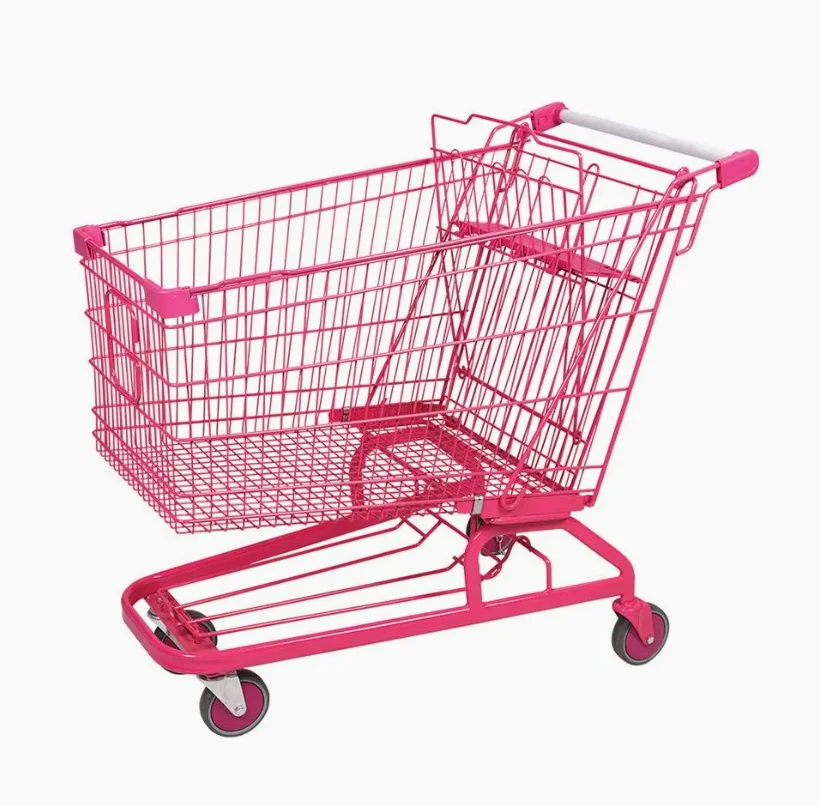 240L  trolley for super market grocery shopping cart  trolley used shopping carts accept customized