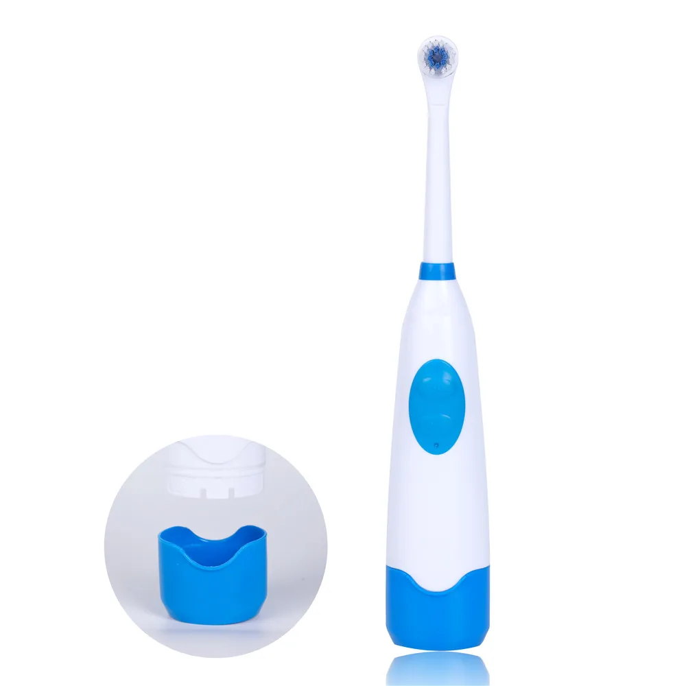 Smart OEM Travel Battery Operated Electric Toothbrush 3 in 1 Spinning Electric Toothbrush