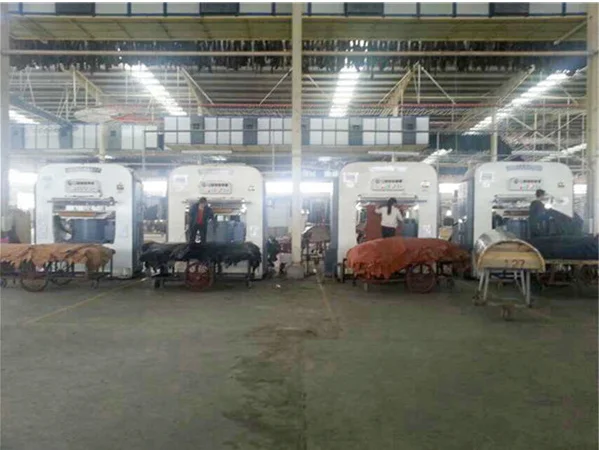 Hydraulic Leather Embossing Machine of Tannery Stainless Steel Provided Automatic None Woven Leather Making Machines 10kw 380V