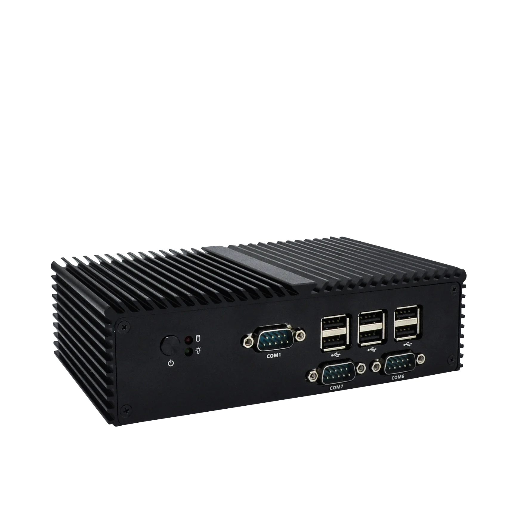 Безвентиляторный мини ПК Поддержка Baytrail-d/i/m процессор 2 * usb 4 порта Ethernet Мини 1 rj45/rs232 встроенный компьютер