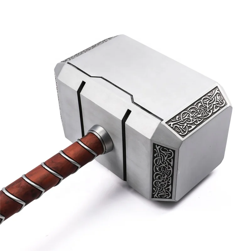 Металлический молоток Marvel Prop Mjolnir Thor с основой