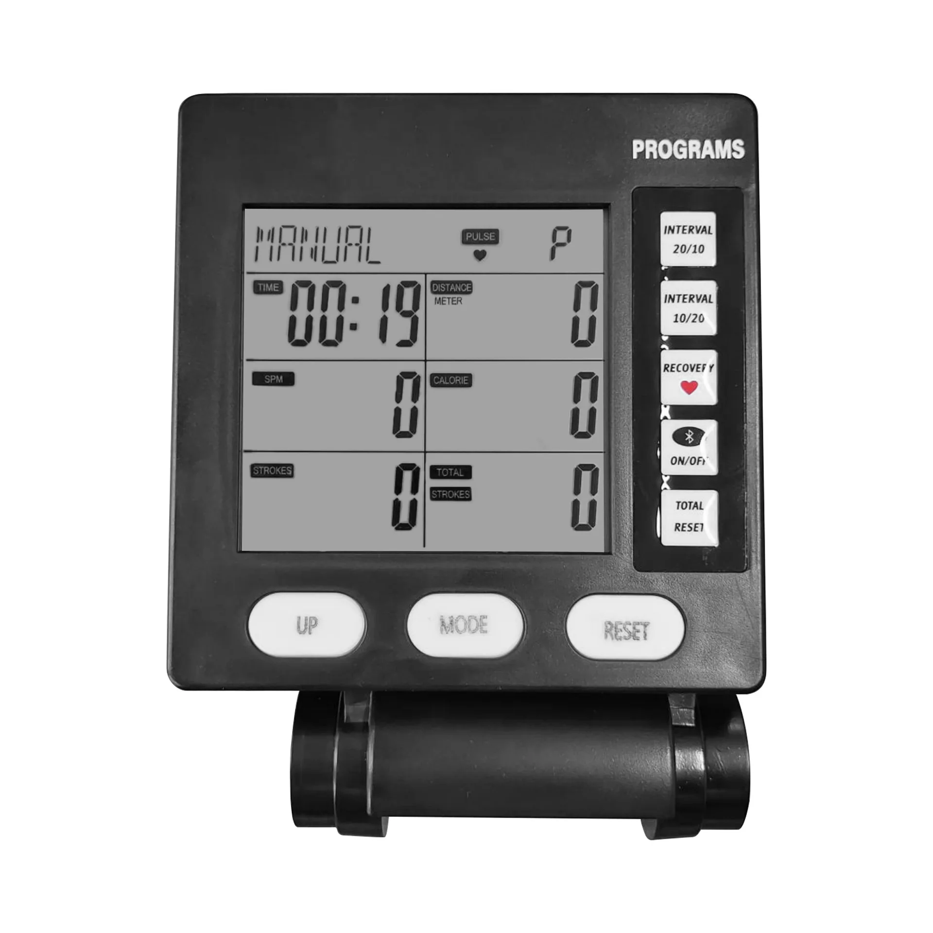 ZT Wind Resistance C2 Rower Instrument Bluetooth App Counter Time Distance Display Screen