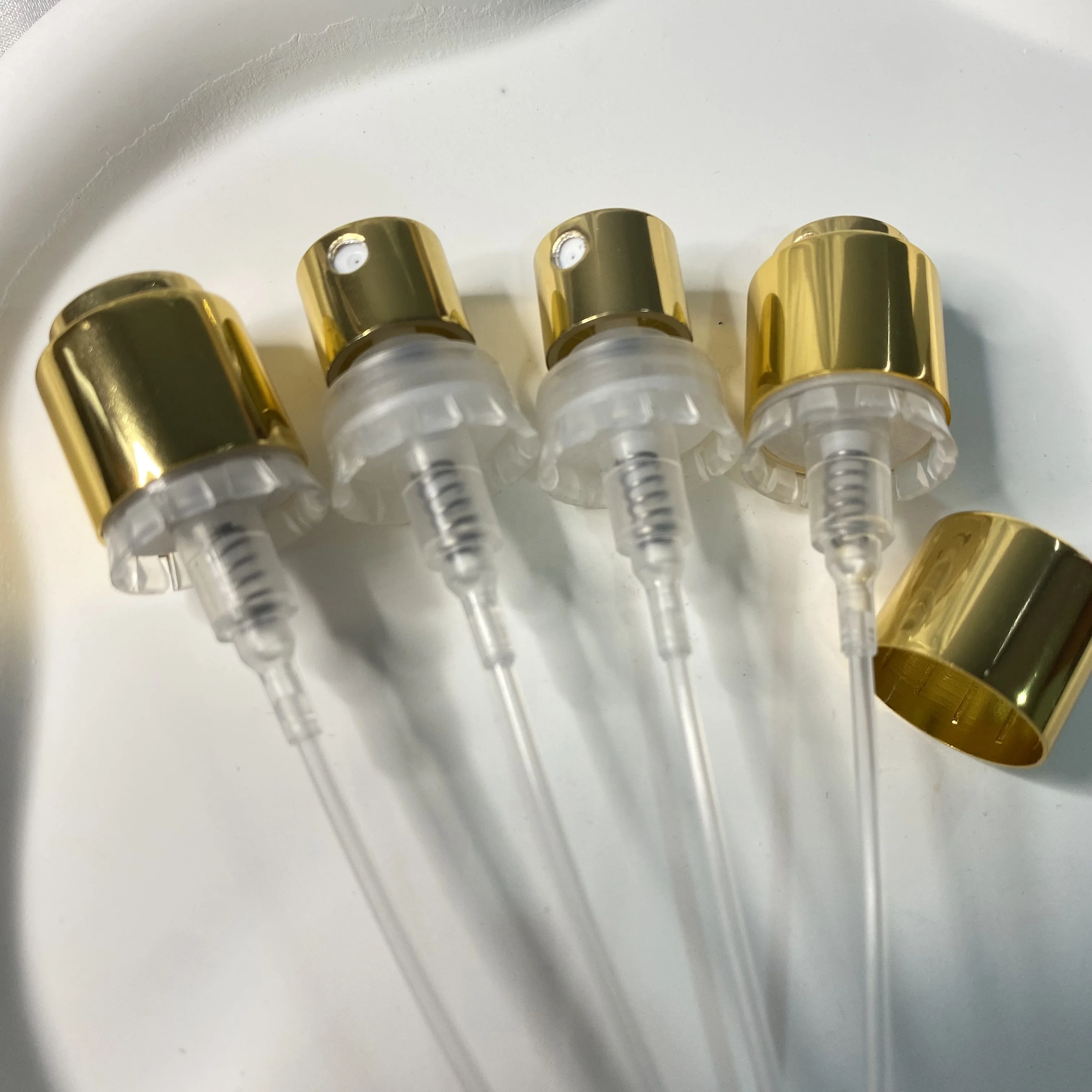 13mm 15mm 20mm Perfume Fea Fine Mist Sprayer Aluminum easy Perfume Spray crimpless Pump