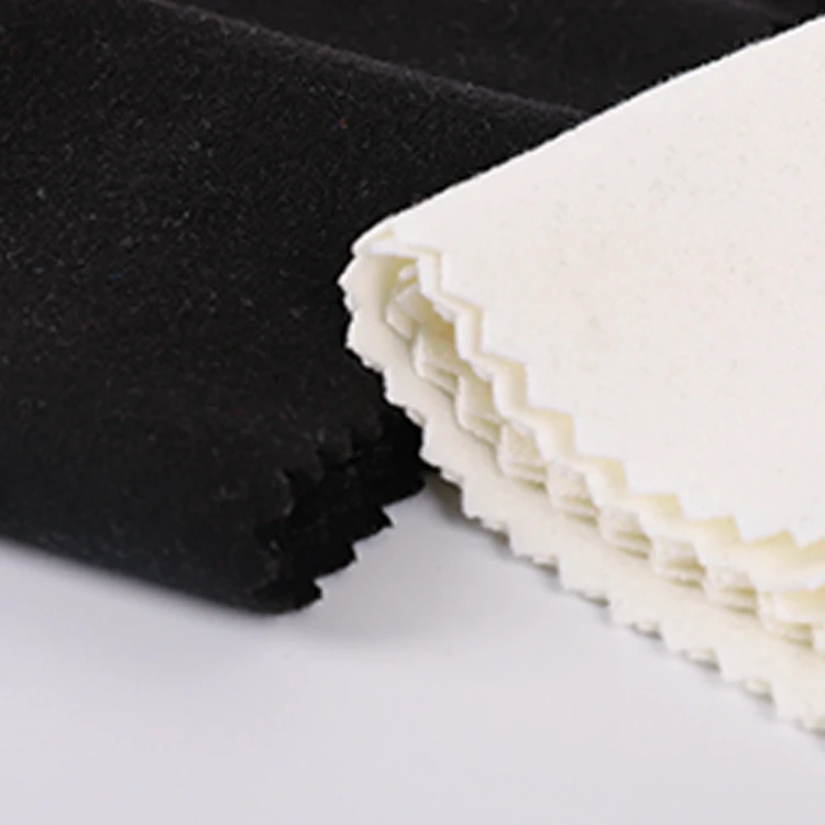 
Hot Selling Black Color Elasticity Comfortable So Soft Acrylic Marine Fabric 