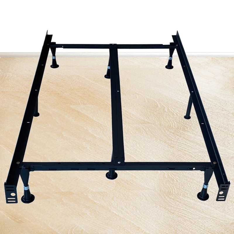 Functional knock down metal detachable bed rail frame 2 single beds
