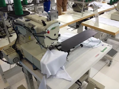 Daiwa BAF-S-VFS2511-8 pneumatic overlock sewing machine allows beginners to easily complete high-quality cuff hems