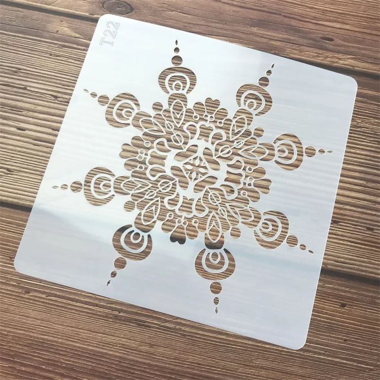 Hot Sale Wholesale Beautiful Painting Custom Plastic For Children Letter Templates Decorative rose Stencil