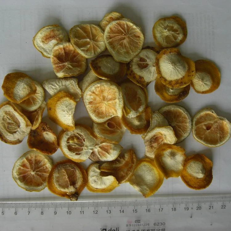 
natural dried Lemon peel cut 