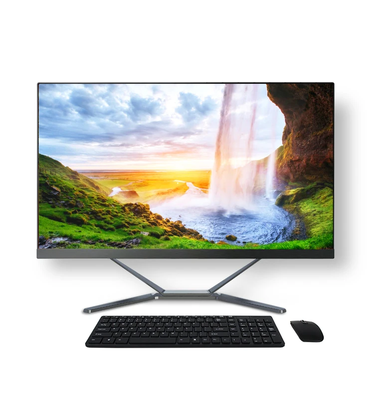 
Factory Customizable OEM 23.8 Inch Ultra Thin All In One Pc Office Personal Computer Desktop Computer 