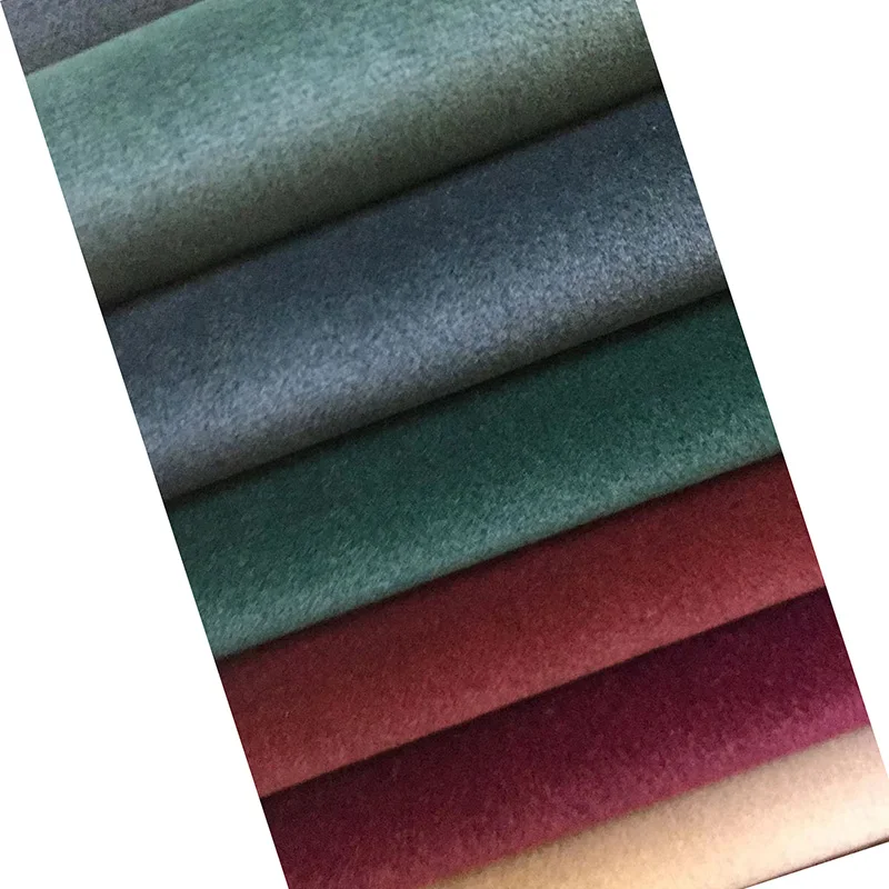 Wholsale Velvet Fabric Upholstery Decorative Sofa Couch Covers Fabric Purf Velour Fabric 100% Polyester Home Textile Upholstery