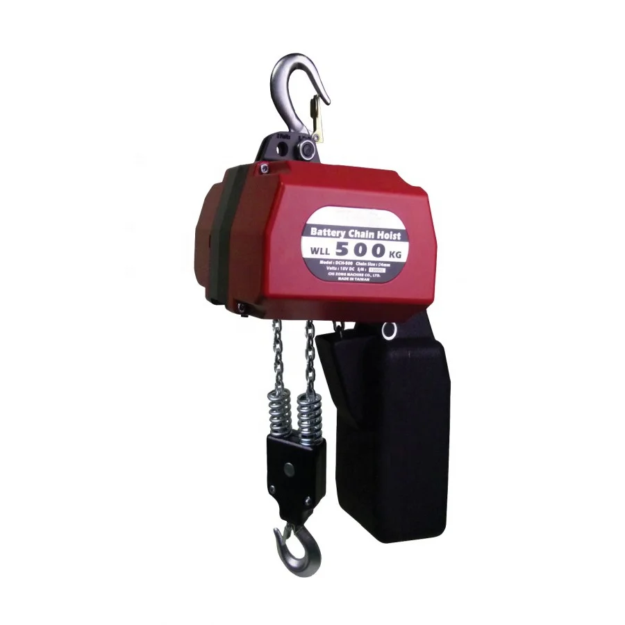 battery lifting hoist portable battery hoist battery powered electric chain hoist