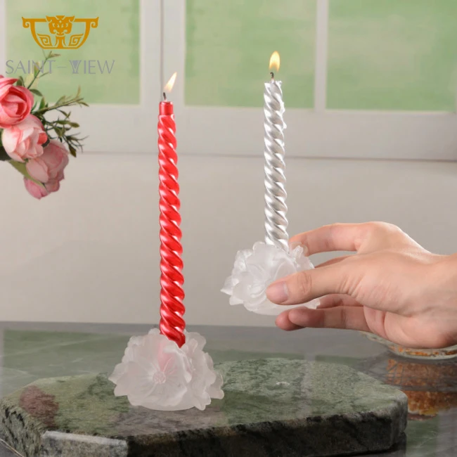 Ramadan Clear Crystal Tealight Burner Candle Holder for Home Decoration Party Atmosphere Decoration