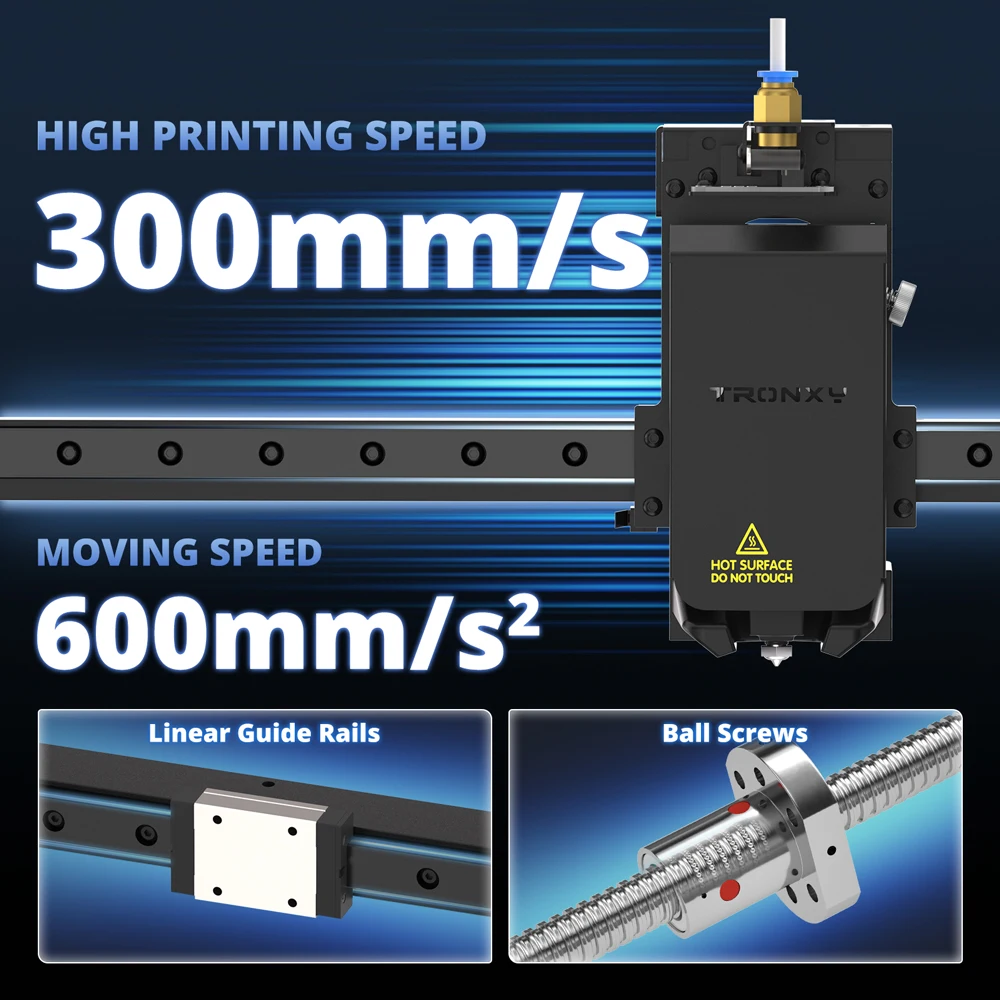 VEHO 1000-16 PRO 1000*1000*1600 мм большой размер FDM технология автоматического выравнивания промышленный 3D Большой принтер