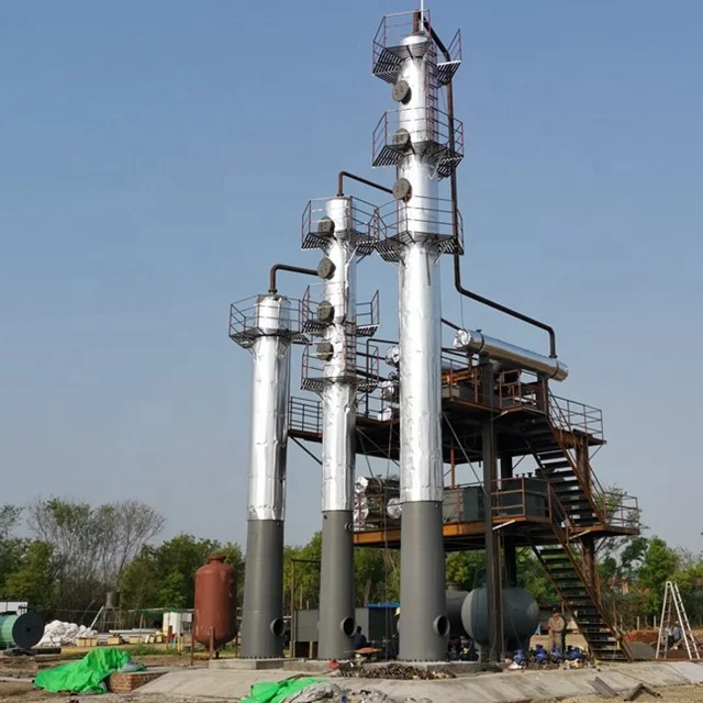 Полностью автоматическая непрерывная дистилляция нефтяной катализатор для удаления