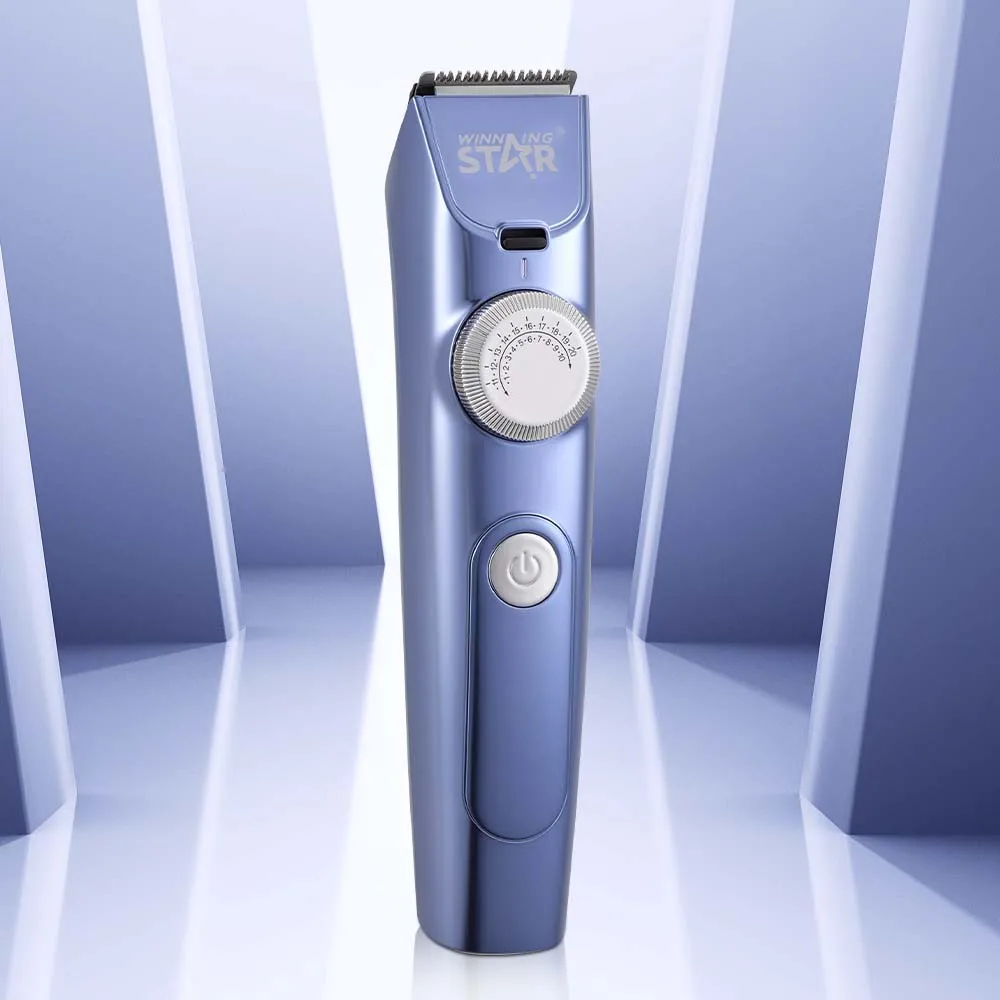 WINNING STAR ST-5621 New Arrival DC/5V 3W Cordless IPX6 Waterproof Overdischarge Electric Hair Clipper With 14500 Battery 600mAh