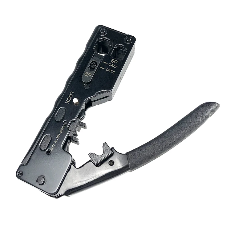 Cat5 cat6 Cat7 Cat8 кабельные сетевые инструменты обжим для проводов проход через обжимной инструмент RJ45
