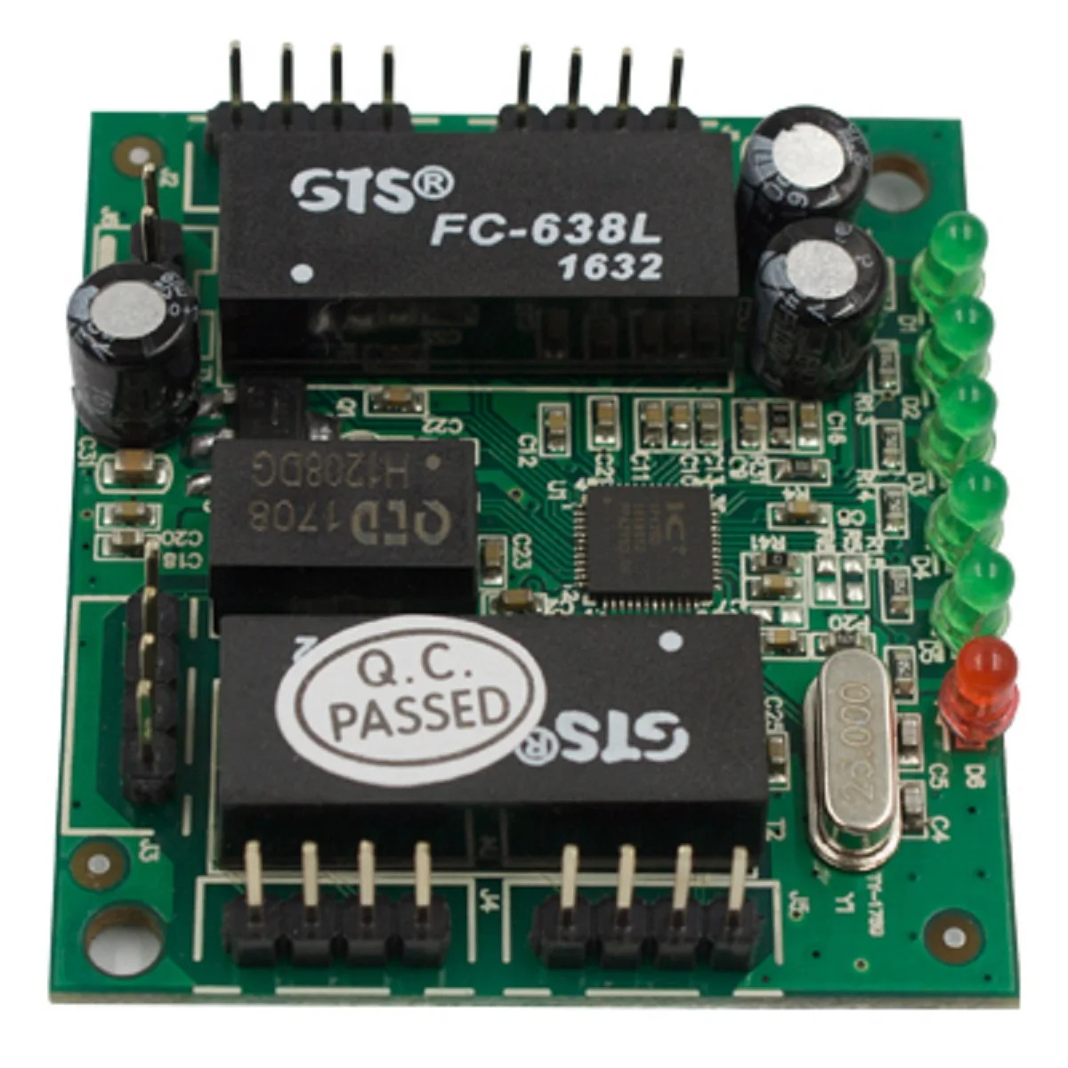 Высокое качество 5 портов 4 Pin Header 10/100 Мбит/с Ethernet сетевой коммутатор gigabit Pcb програмная панель Pcba модуль