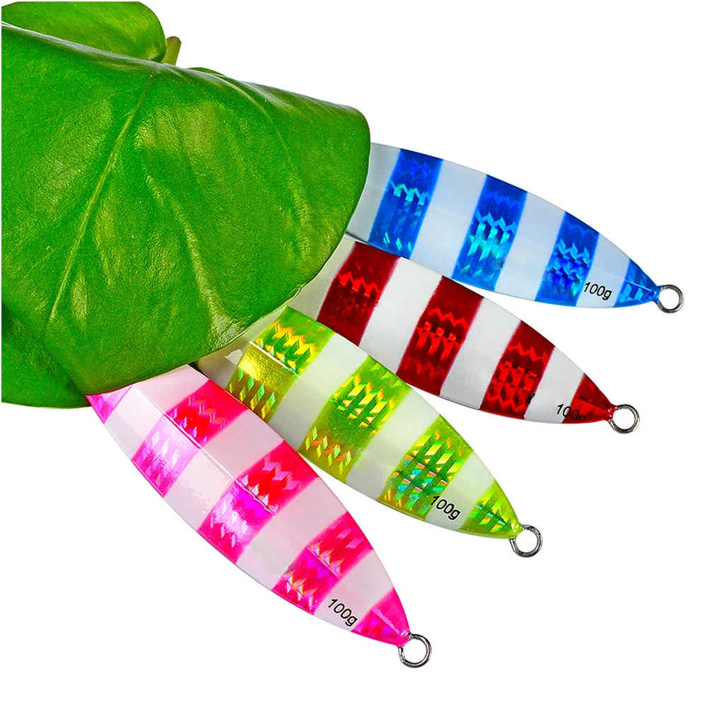 Peche Flash Fishing Lure 80g 100g 120g Casting Bait Iscas Artificiais Spinnerbait Reflective 3D Eyes Vertical Jigging Lures