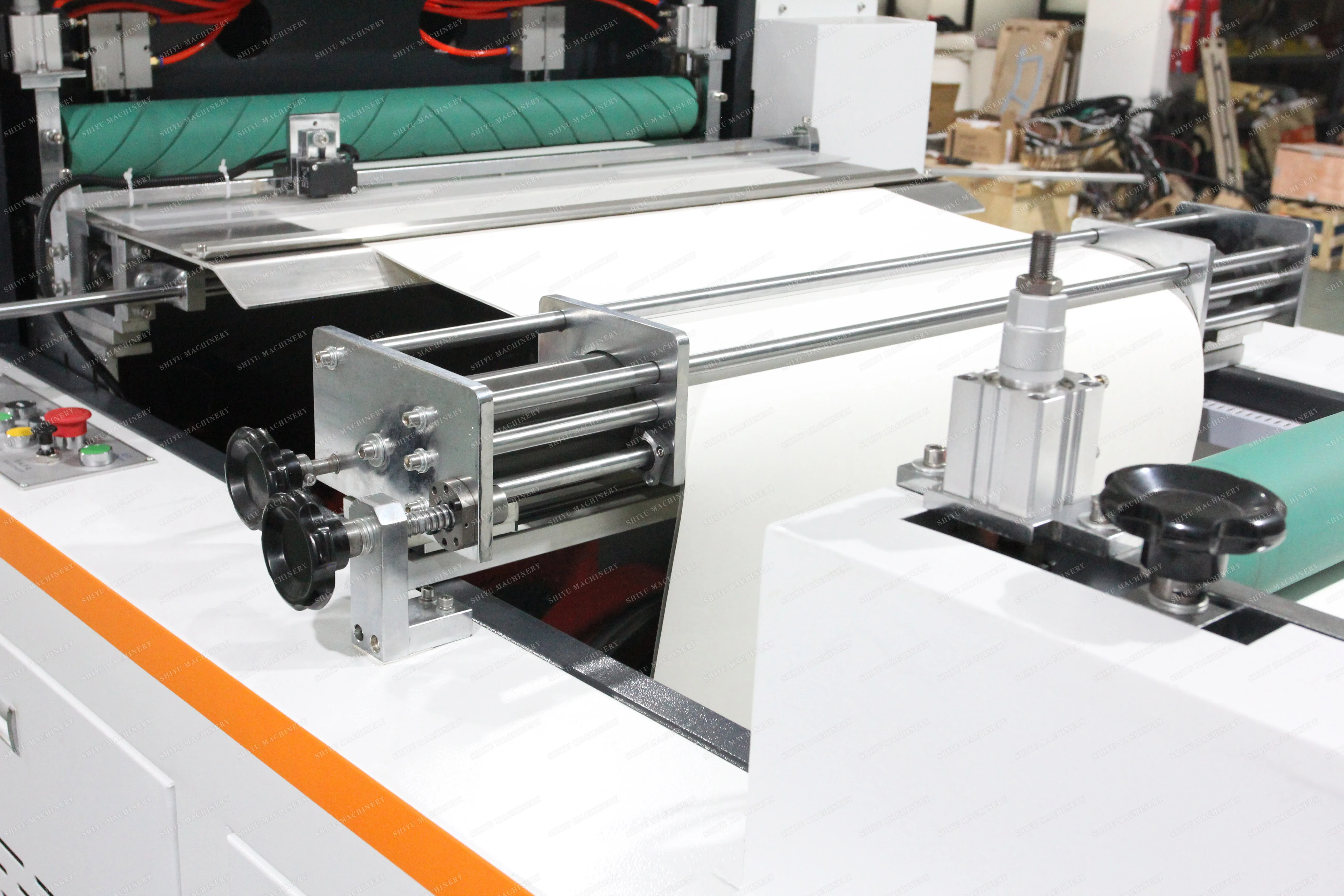 High speed automatic 850 950mm roll to sheet paper cup box bowl fan die cutting machine paper cup machine
