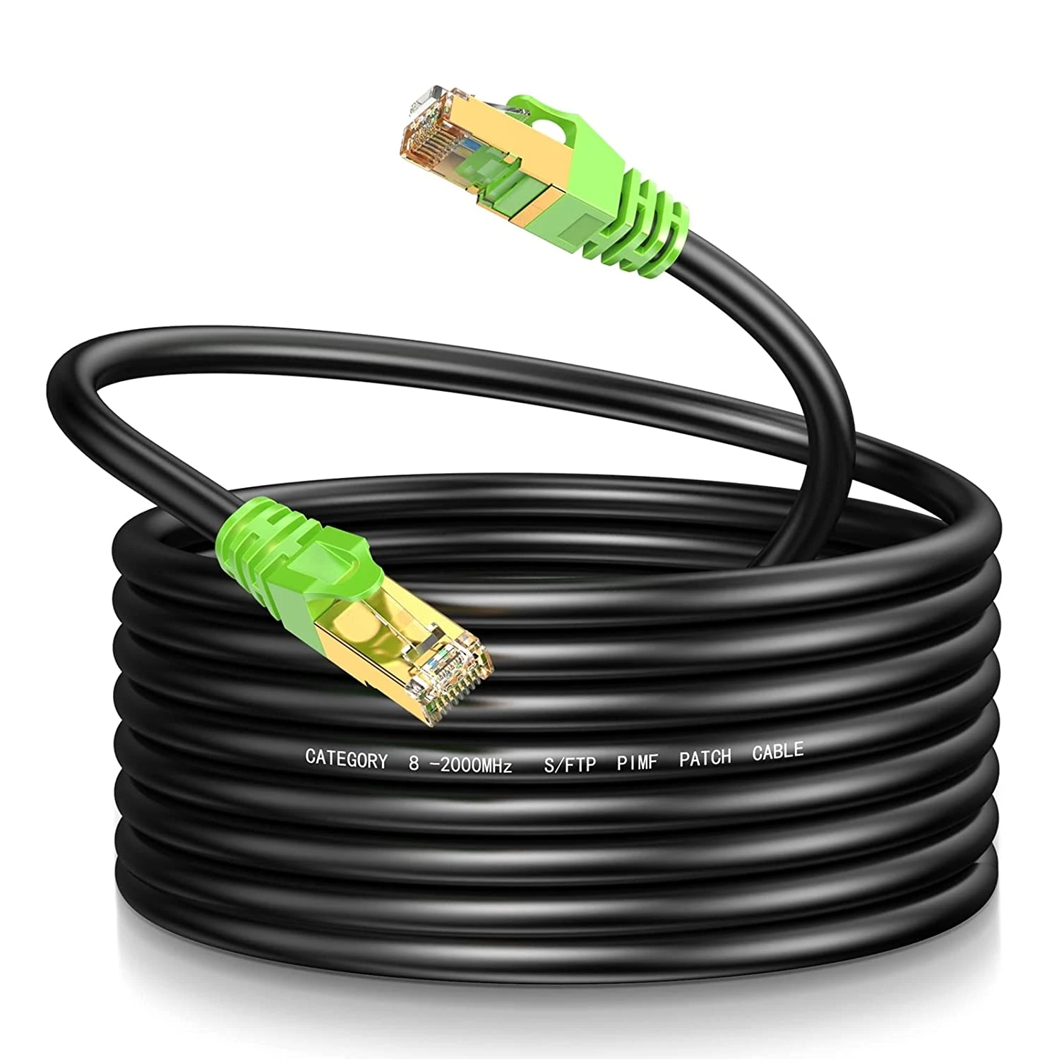 High Quality 40gbps 2000mhz Rj45 Interface Lan Network Cat8 cable Patch Cord Cat8 Ethernet Cable