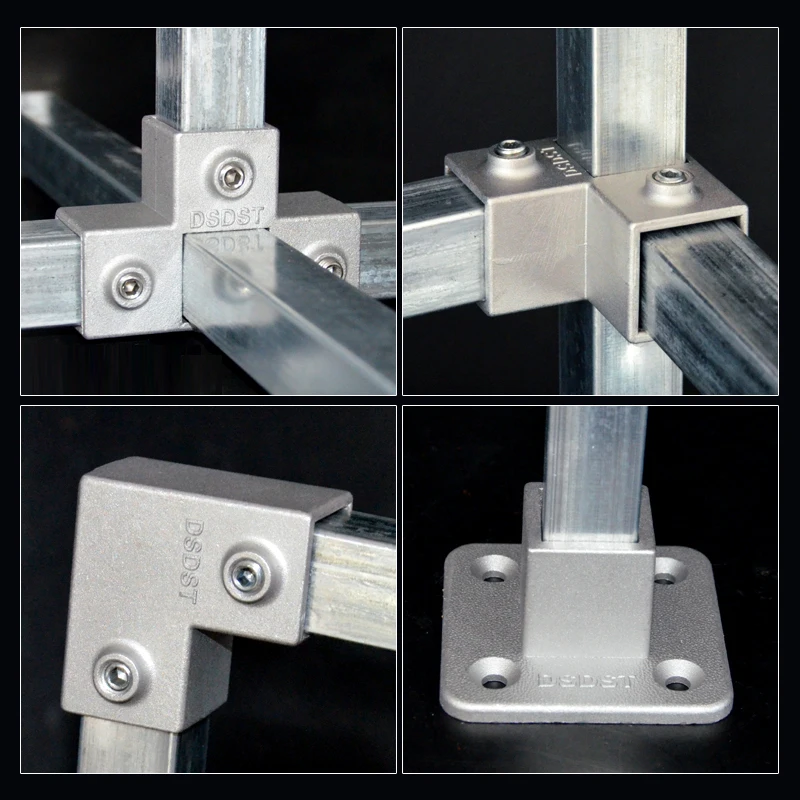 Best-selling goods Silver Square tube frame three-dimensional tee