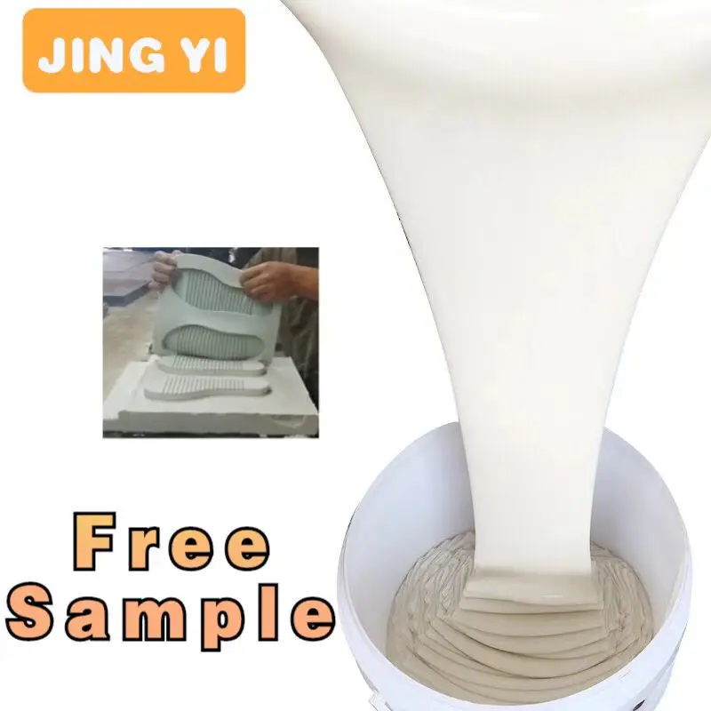 Free sample 5KG  RTV2 Shoe Sole Molds Making Liquid Silicone Rubber silicone rubber for shoe sole mold making moldes de silicone
