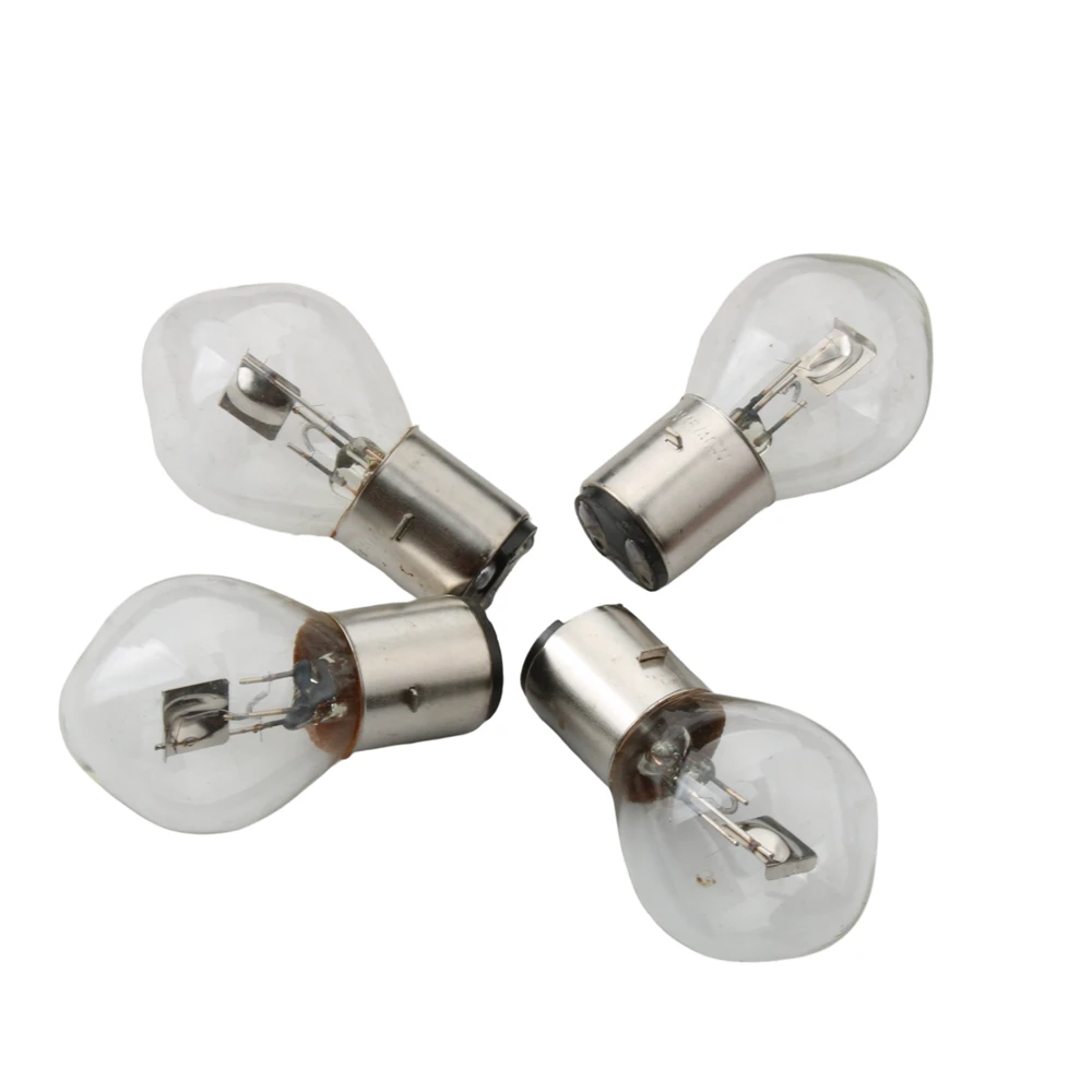 BA20D 6V 12V 35W 40W 45W Headlamp Headlight Bulb For Scooter Motorcycle Kart ATV