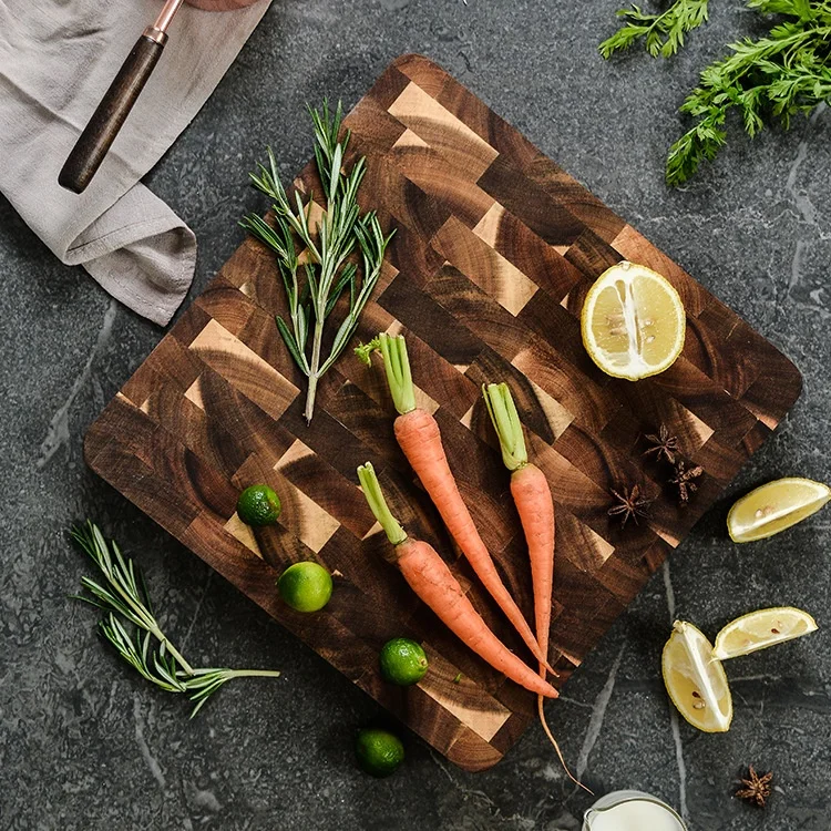 Solid wood large splicing chopping board household kitchen Acacia wood rolling noodle cutting board