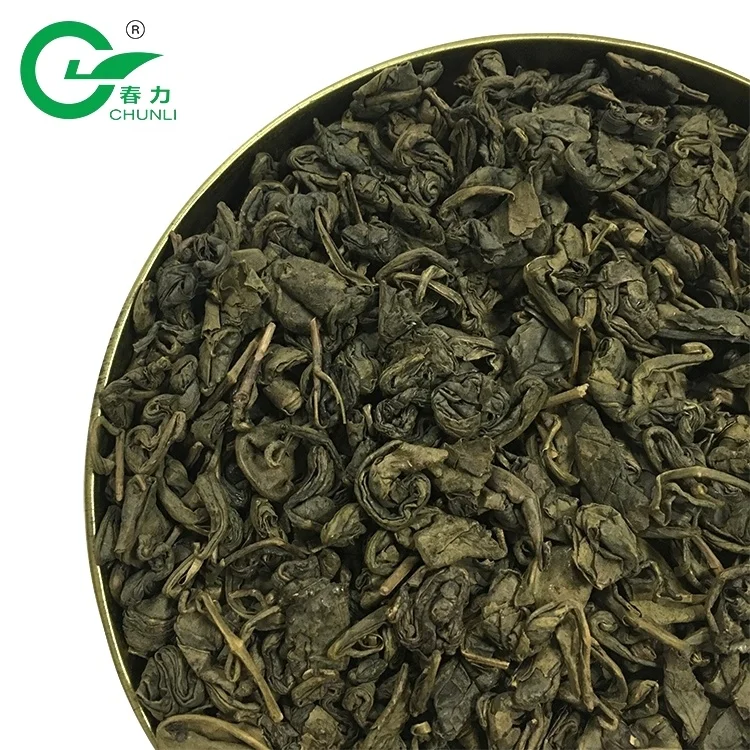 OEM Brand Loose Leaf Gunpowder 9375 Wholesale Price in Bulk Green Tea Muslim Drink Bags Packaging Tea Macha