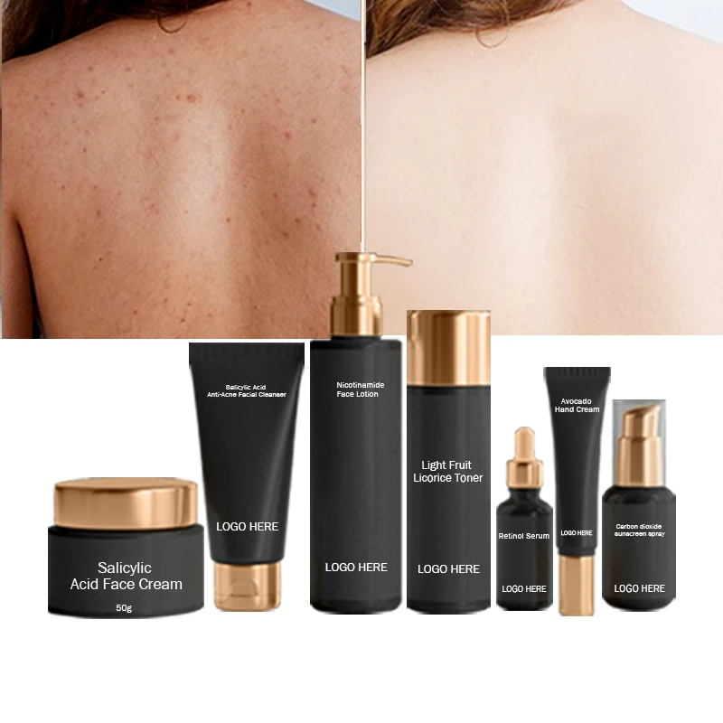 Natural Skin care Products Brightening Skin Whitening  Turmeric skin care set  Private Label