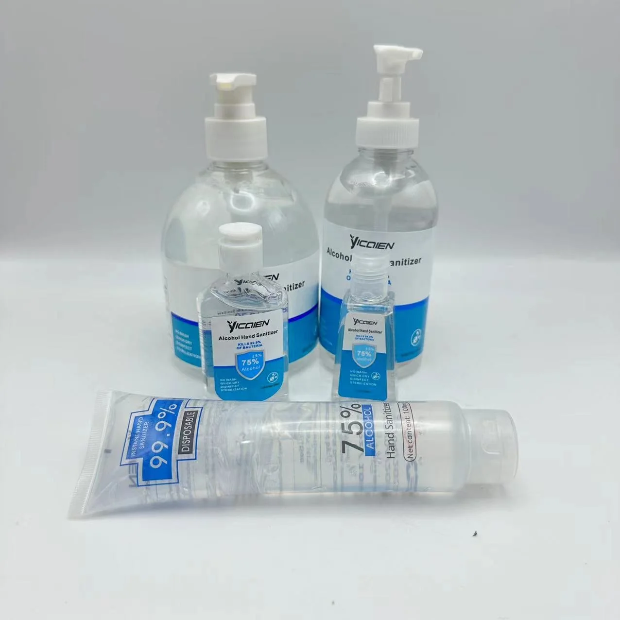 OEM/ODM own brand 250ml silver ion antibacterial hand sanitizer leave-in gel hand wash gel