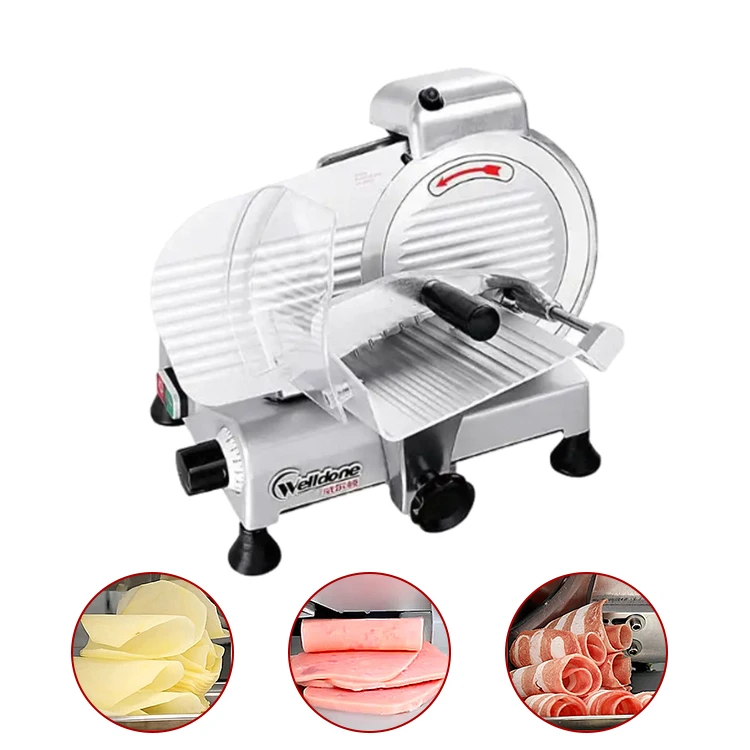 Commercial Hot Pot Shop Cheese Vegetable Frozen Meat Goat Bacon Meat Chipper Cutting Machine Slicer