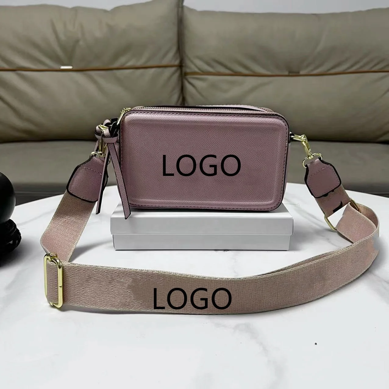 Mexico Fashion hot sales ladies mini pop handbag pink faux leather with bear charm purse bag for women