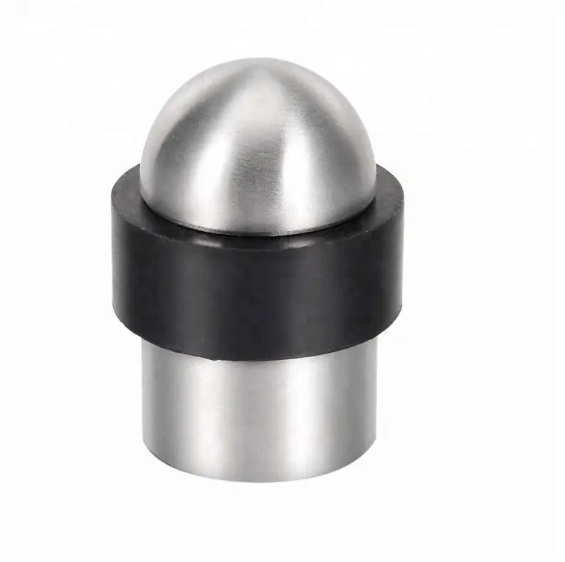 Gate floor vertical removable heavy duty weight round doorstop holder stainless steel stop door stopper
