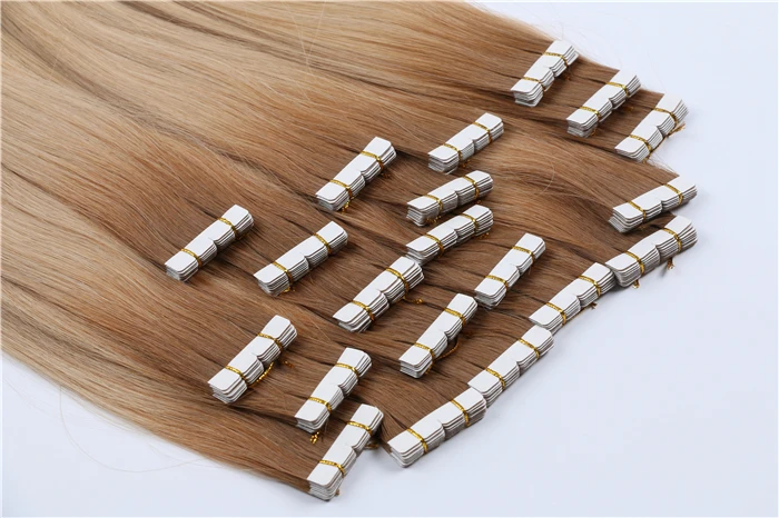 Hot Sale 12A Grade 100% European Virgin Unprocessed Double Drawn Tape In Hair Extensions Human Hair