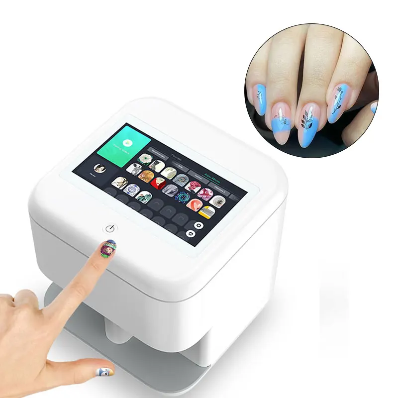Manufacturer factory price beauty salon nail printer 5 fingers nail art printer nail vending printer with CE certificate