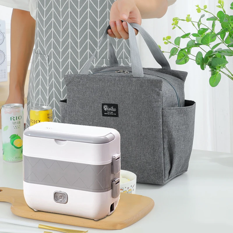 Electric Heated Lunch Box Portable Bento Boxes Heating Heater Food Warmer Container Heater Rice Container