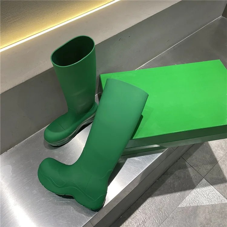 TX Autumn and winter new jelly color rain boots long rain boots