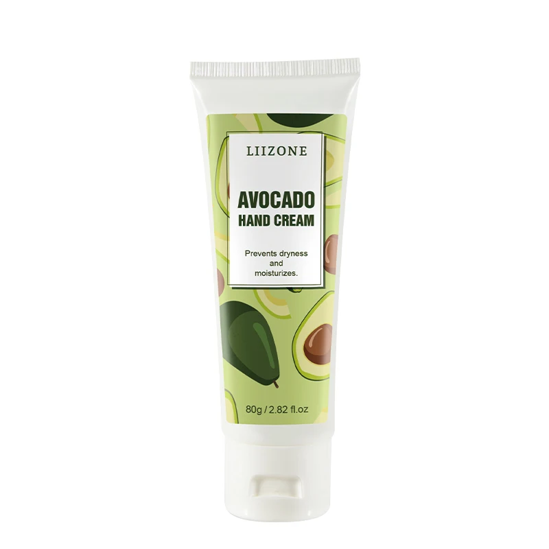 Private Label Organic Nourishing Moisturizing Avocado Hand Cream Fruit Fragrance Hand Cream For Dry Hand Care